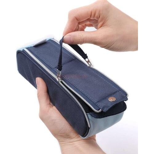 Canvas pencil bag men and women simple junior high school student high school student examination stationery bag stationery box