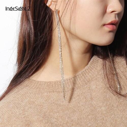 IngeSight.Z Women's Silver Earrings
