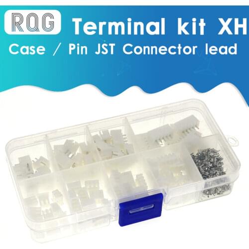 230pcs XH2.54 2p 3p 4p 5 pin 2.54mm Pitch Terminal Kit / Housing / Pin Header JST Connector Wire Connectors Adaptor XH Kit