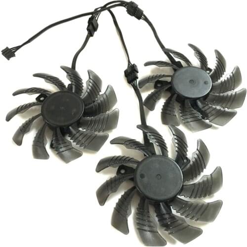 3pcs/set GTX980 GPU Video Card Cooler PLD08010S12H 4pin Fans For GIGABYTE GV-N98TXTREME GV-N980XTREME Graphics Cards Cooling