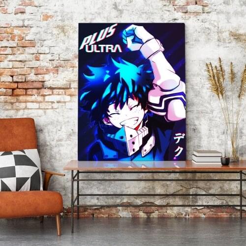 Modular Canvas Painting Home Decoration Anime MHA Deku Pictures Modern Printed Poster For Living Room Wall Artwork No Framework