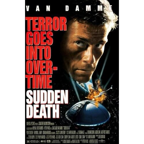 NEW SUDDEN DEATH MOVIE Art print Silk poster Home Wall Decor