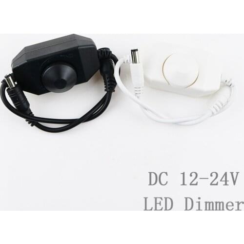 Brightness Adjust Switch Dimmer Controller Mini LED for 3528 5050 5630 Single Color LED Strip Light LED Dimmer 12V,24V