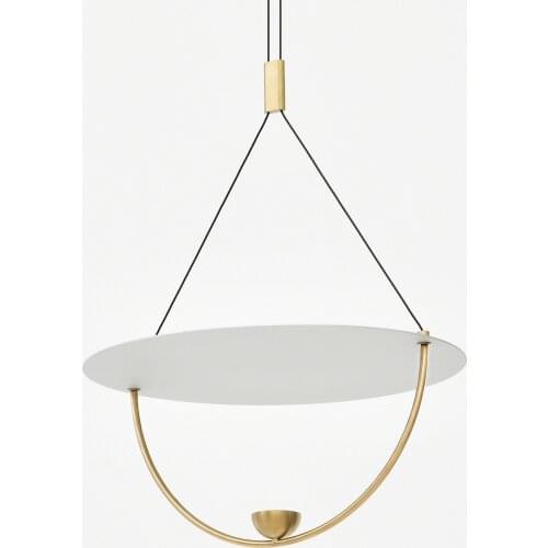 Nordic creative Golden LED pendant lights Iron hanging lamp restaurant bedroom suspension luminaire study living room fixtures