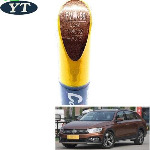 Car scratch repair pen, auto painting pen BROWN color for volkswagen polo golf 6,7 touran passat tiguan CC ,car painting pen