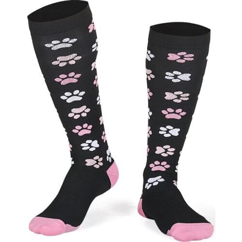 Unisex Sport Compression Stockings Varicose Vein Stocking Leg Support Pulled Muscle Stretch Blood Pooling Anti Fatigue Men Socks