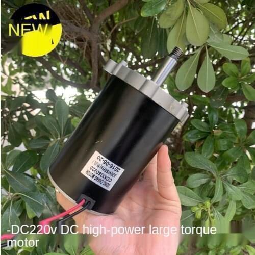 DC220V high-speed high-power speed-regulating DC motor forward and reverse silent motor high torque 4200 rpm