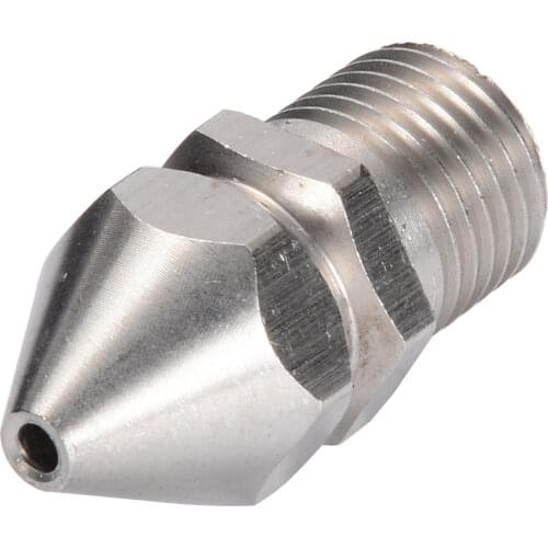 1pc 1/4''M 4.5Cleaning Nozzle Pressure Washer Drain Sewer Cleaning Pipe Garden Accessories Tools Spray Nozzle