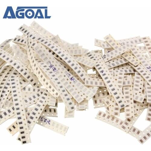 1150Pcs SMD 50 Value Resistor 40 Value Capacitor