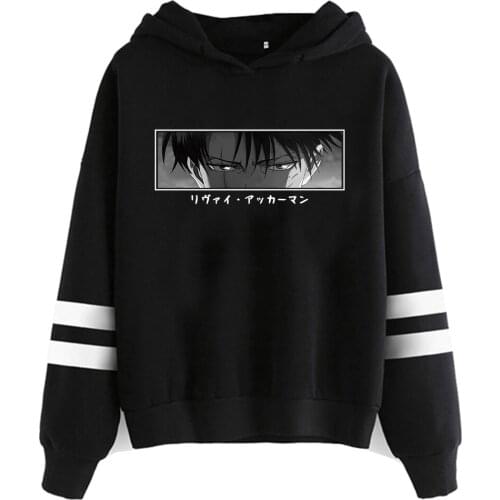 2021 Japanese Anime Attack on Titan Graphic Hoodies Men Kawaii Cartoon Anime Eyes Streetwear Sweatshirts Male Hoodie