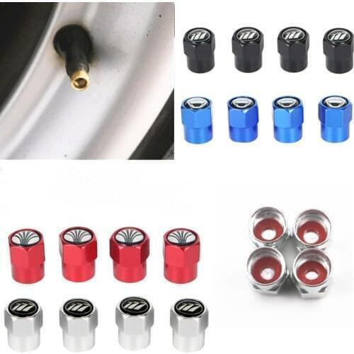4pcs Car Wheel Tires Valves Tyre Stem Caps For Hyundai Solaris Accent I20 I30 IX25 IX35 Tucson Elant Car Gadget
