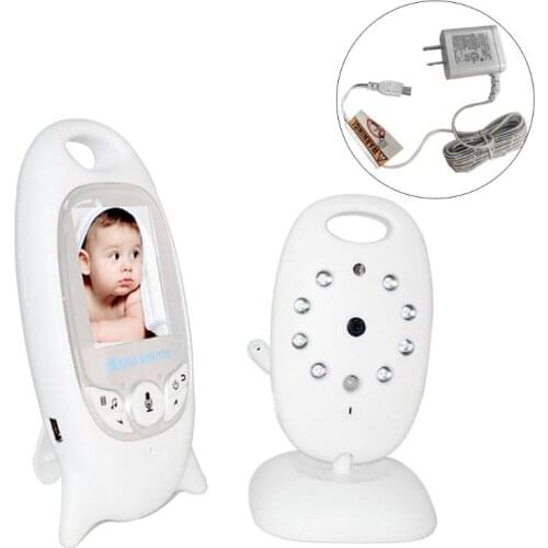 Baby Video Monitor Camera Wireless Receiver Two-way Intercom Surveillance Music Player 2in LCD Screen Night Vision