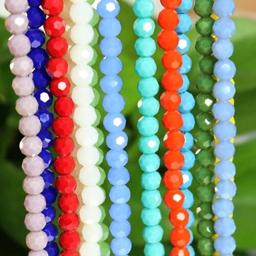 ZHUBI AAA Austria 32 Faceted Footbal Beads 6mm 95Pcs Loose Charms Round Ball Crafts Crystal Glass Beads For Jewelry Making New