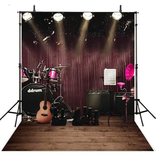 Photography Backdrop Dark Brown Wood Wall 5x7ft Vinyl Photo Background Cloth Wooden Floor for Rock Custom Photographic Props