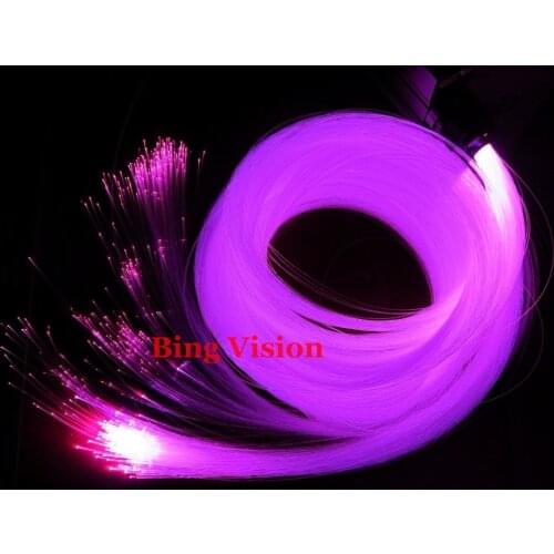 Bing Vision 600pcs 50W led fiber optic star ceiling kit with RF remote and DMX illuminator for sauna or pool fiber lighting