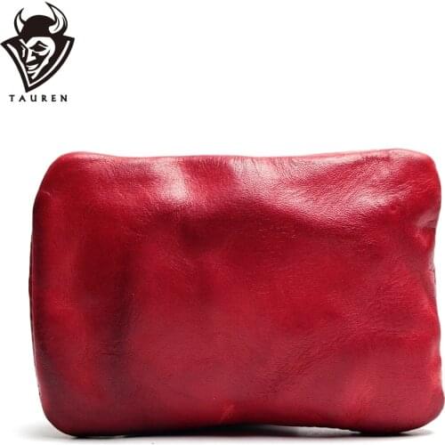 Leather Coin Purse Simple Fashion Small Wallet Silver Coin Card Package Sports Light Weight Small Bag First Layer Leather Purse