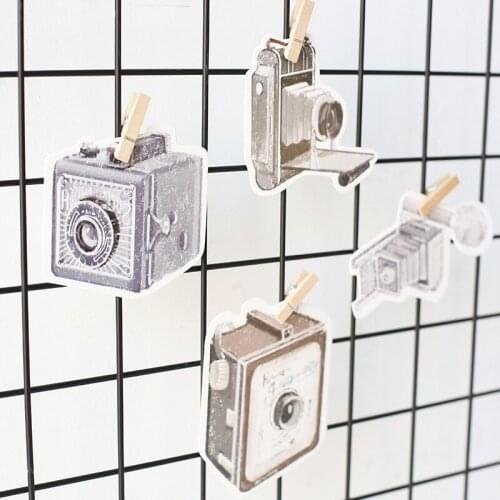 30pcs Retro camera style multi-use card as postcard party invitation Greeting Cards gift Christmas DIY message card