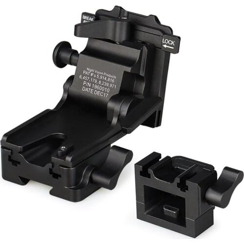 PPT Aluminum Alloy Night Vision Goggles Mount NVG Arms Mount for PVS-7 PVS-14 PVS-15 PVS-18 PVS-21 Mounting Helmet HK24-0237