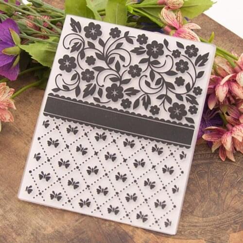Plastic Scrapbook Embossing Folder DIY Craft Template Stamp Paper Cards Making Tool Embossing Folders 02