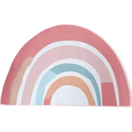 Rainbow Baby Play Mat Kids Crawling Blanket Floor Rug Children Tents Carpet Bedroom Living Room Decoration Photo Props