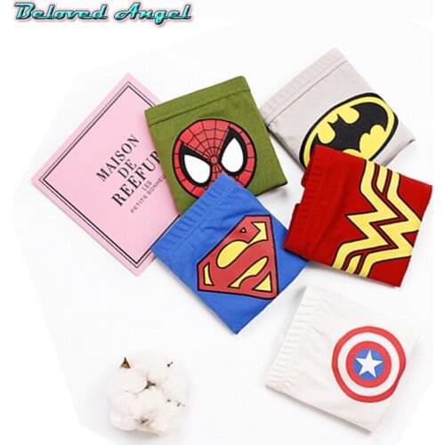 2019 Boy Underwear Childrens Cartoon Boxer Underpants Cotton Boy Panty Kids Short Briefs Children Boxer Panties for 2-13years