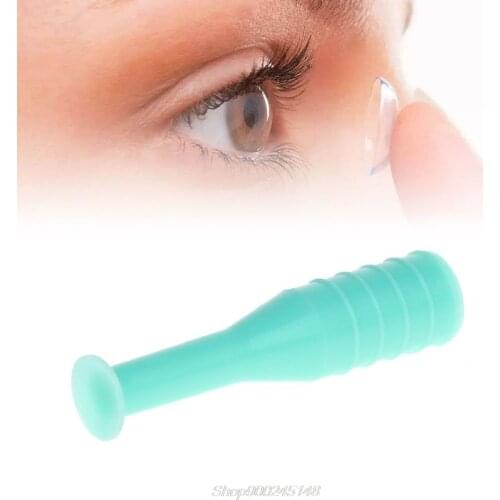 Unisex Contact Lens Stick Sucker Suction Cup Silicone Lenses Care Useful Remove Portable Travel Mini Insert Removal Tool Soft