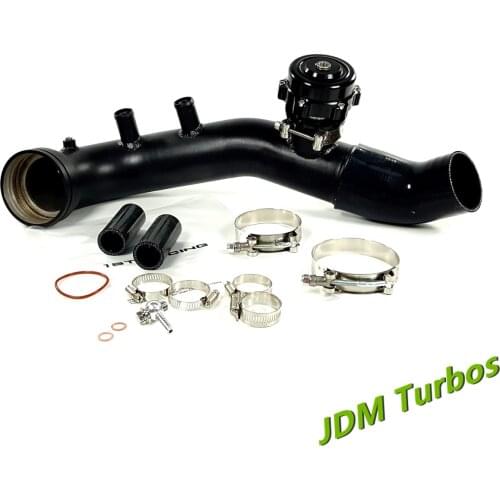 High Flow Intake Pipe Kit +50MM BOV Black For BMW N54 E88 E90 E92 E93 135i 335i 335xi 335is