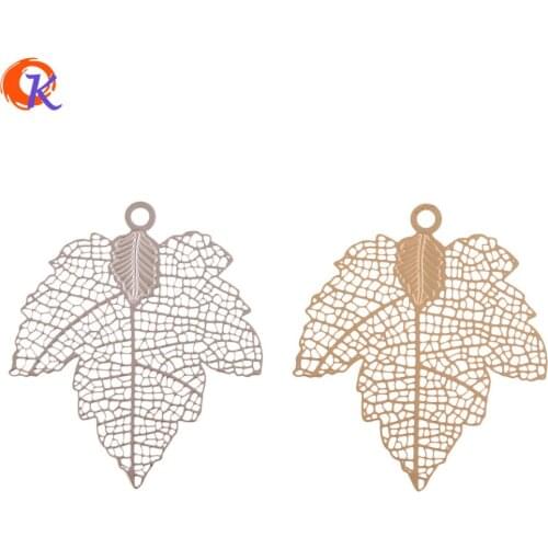 Cordial Design 100Pcs 31*35MM Jewelry Accessories/Earrings Parts/DIY Making/Leaf Shape/Sheet Copper/Hand Made/Earring Findings