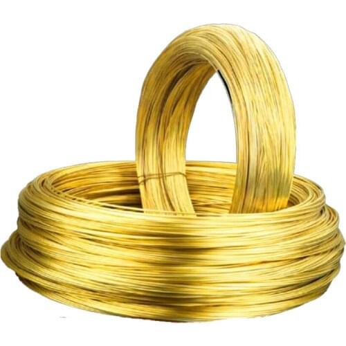 0.5mm 10 meter Brass wire Rope block Bar Square Rod plate sheet DIY Rivet material , Building material static wire