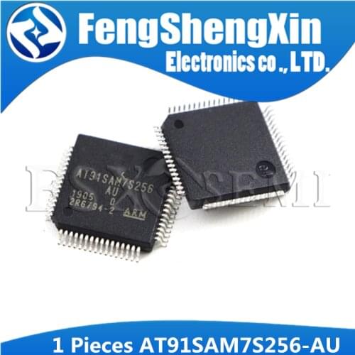1pcs AT91SAM7S256-AU QFP64 AT91SAM7S256 91SAM7S256 LQFP-64 Micro controller