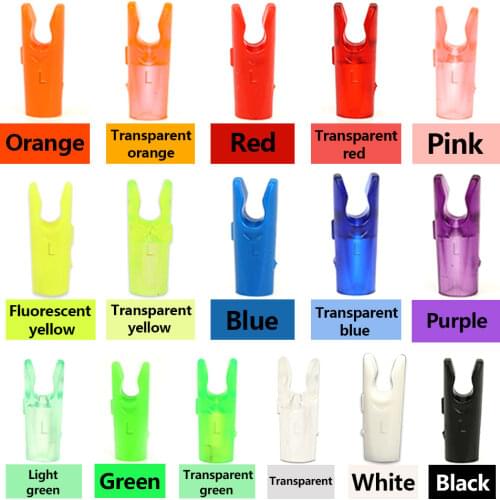 50pcs Plastic Arrow PinNock For ID4.2mm ID6.2mm Size S Size L Arrow Archery DIY Arrow Accessory for Hunting and Shooting