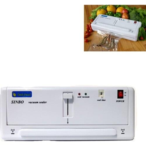 Free Express Shipping! Home Electric Vacuum Food Sealer Heat Sealing Machine Household Packing Sealers Food Saver Preserver