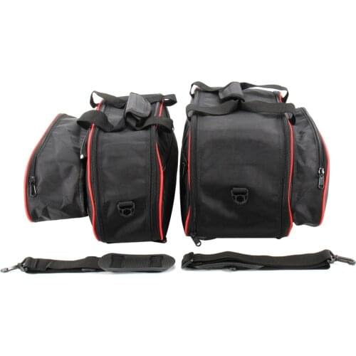 For Ducati Multistrada 1200 from 2015 1260/950 from 2017 Motorcycle luggage bags Black expandable Inner Bags