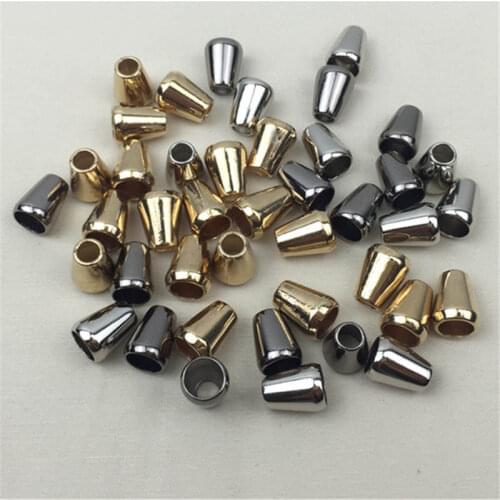 DoreenBeads 10PCs Metal Alloy Cord End Conical Jewelry Making Costume Jacket Sweater Accessories for Bags DIY Craft Supply