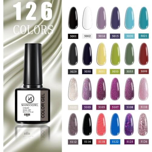 129 kinds of gel varnish soaking manicure gel varnish nail polish glue Mangogirl