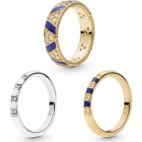 Pan home exotic gems and stripe S925 silver ring fashion contracted white silver ring festival gifts of jewelry