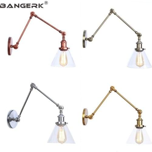 Creative Adjustable Swing LED Wall Light Edison Loft Industrial Vintage Long Arm Lamp Wall Sconce Decor Home Lighting Fixtures