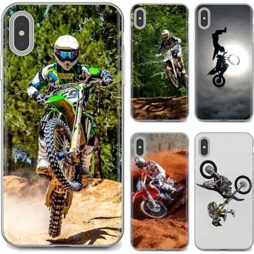 Dirt Bikes motorcycle race Moto Cross For Samsung Galaxy A10 A40 A50 A70 A3 A5 A7 A9 A8 A6 Plus 2018 2015 2016 2017 Soft Cover