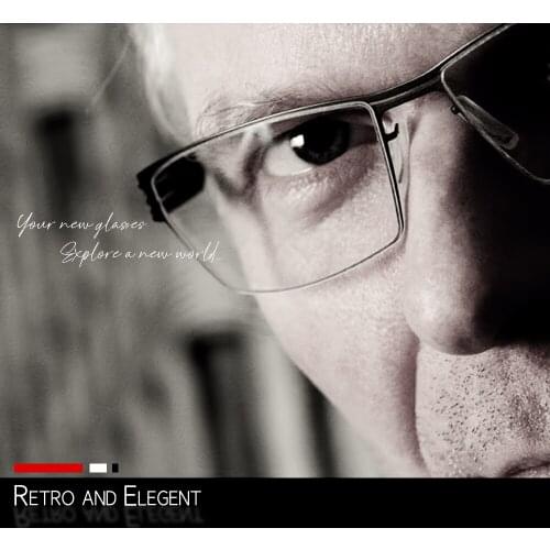 New hand-made non-threaded male full-frame glasses frame for myopia, German version of business prescription glasses frame5083