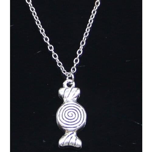 New Fashion Necklace 12x26mm candy sweety Pendants Short Long Women Men Colar Gift Jewelry Choker