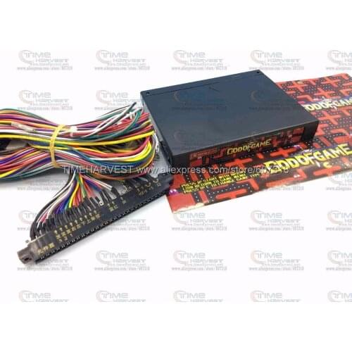 New Arrival JAMMA arcade game board GOD OF GAMES 900 in 1 with Jamma harness arcade multigame PCB multi games support VGA output