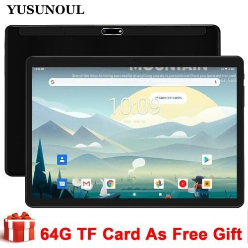 New Design Hot Sale tablets 10 inch android 2.5D Glass tablet IPS Screen Dual SIM Card Play Store/A-GPS Tablets 10 10.1+Gifts