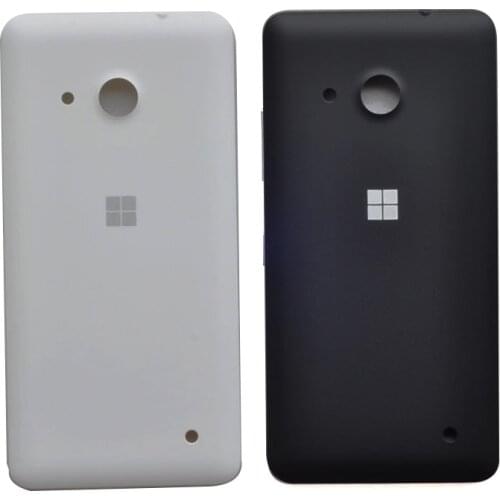BINYEAE Original Plastic Battery Cover Rare Housing For Microsoft Nokia Lumia 550 Back Case With Side Buttons 550 Replace Part