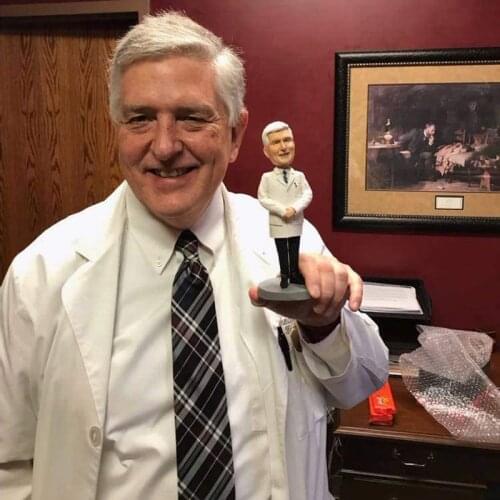 Doctor Photo Personalized Handmade Clay Human Body Sculpture Wedding Party Anniversary Gift Home Decoration Statue