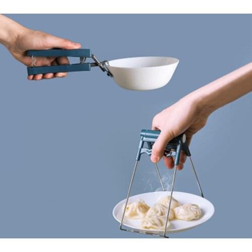 Anti-scalding Clip Clip Plate Catcher Bowl Clamp Household Kitchen Useful Product Vapor Clip Plate Holder Anti-slip Steamer Bowl