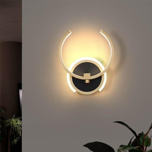 Nordic Modern Style 16W LED Wall Lamp Bedroom Study Living Dining Room Decoration Aisle Stairs Wall Mounted Lamp Night Lights