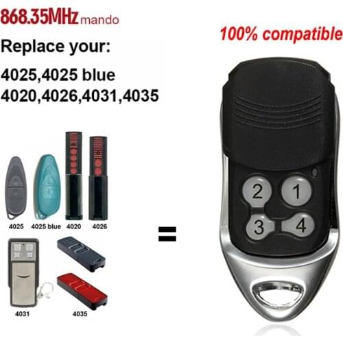 SOMMER 4020 TX03-868-4 4026 TX03-868-4 Remote Control Sommer 868mhz Remote Control