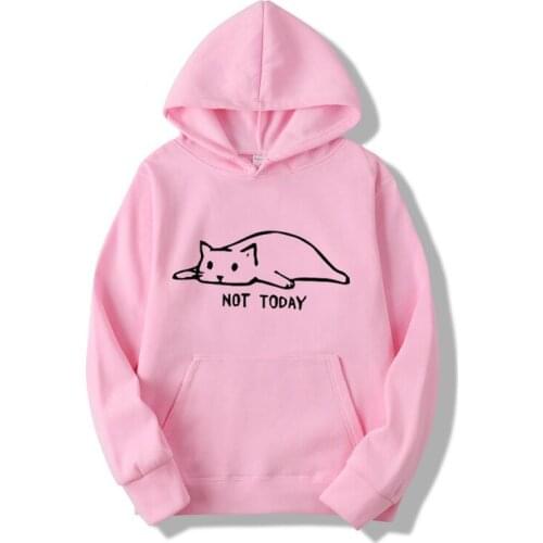 SUNOWE Winter Hoodies Women Funny Kawaii Cat Sweatshirt Harajuku Fashion Sweat Long Sleeve hoodie Streetwear Hip Hop Hoody