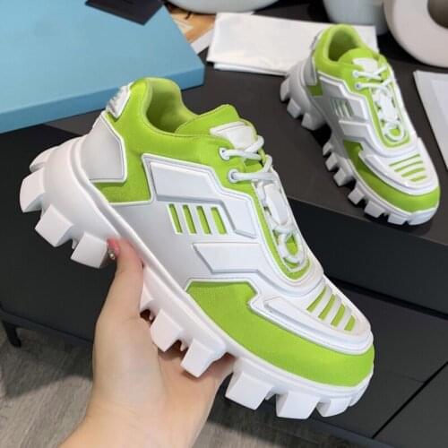 Women Shoes Mixed Color Mesh Thick Bottom Increased Mixed Color Comfort Sneakers Casual Platform Sports Shoes Zapatos De Mujer