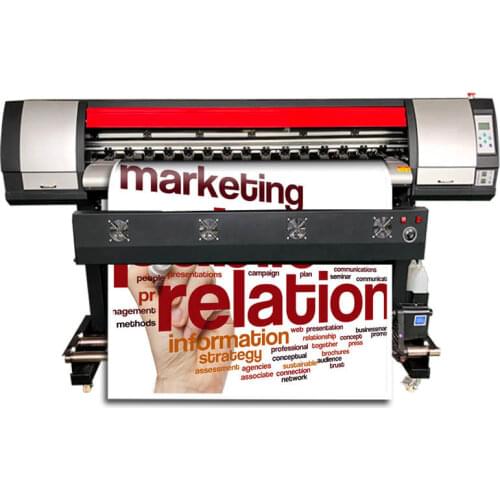 1.8m Eco Solvent CMYK Inkjet Printer 6ft Large Format XP600 Head Plotter Vinyl Sticker PVC Banner Photpaper Printing Machine